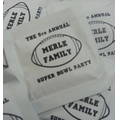 INDIVIDUALLY PACKAGED MOIST TOWELETTE WIPES with one color imprint